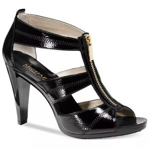 Michael Kors Berkley T-Strap Patent Leather Heels - 11M